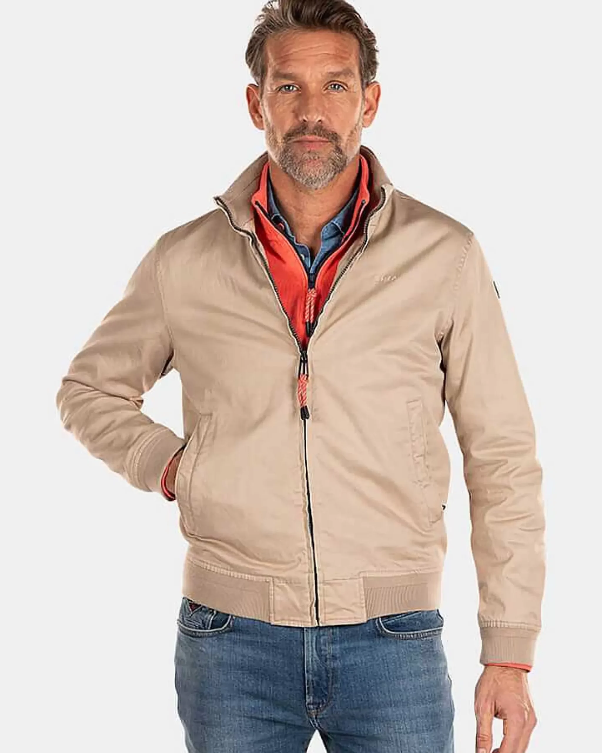 NZA New Zealand Auckland Jassen|Beige Bomberjack-Shimmering Sand