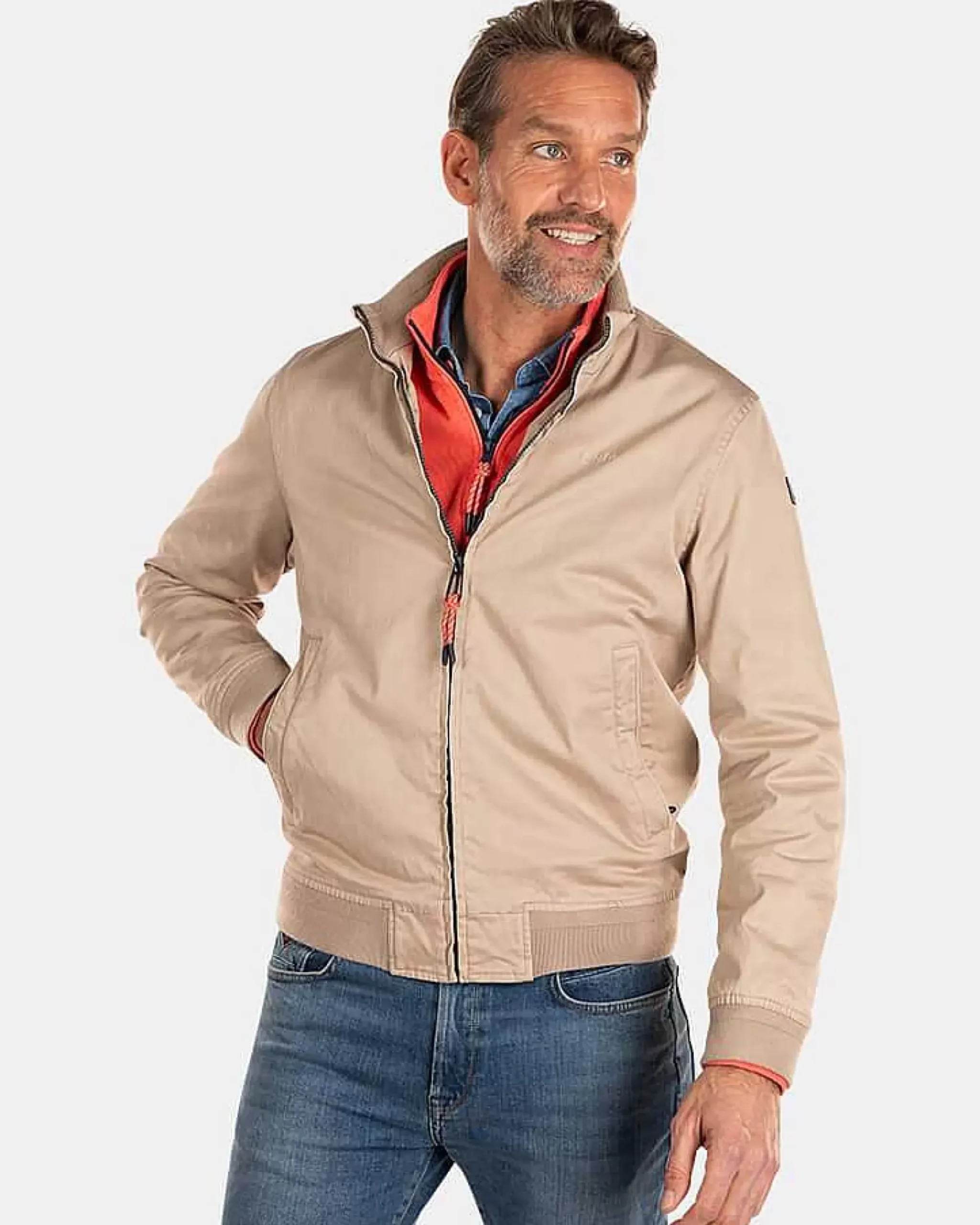 NZA New Zealand Auckland Jassen|Beige Bomberjack-Shimmering Sand