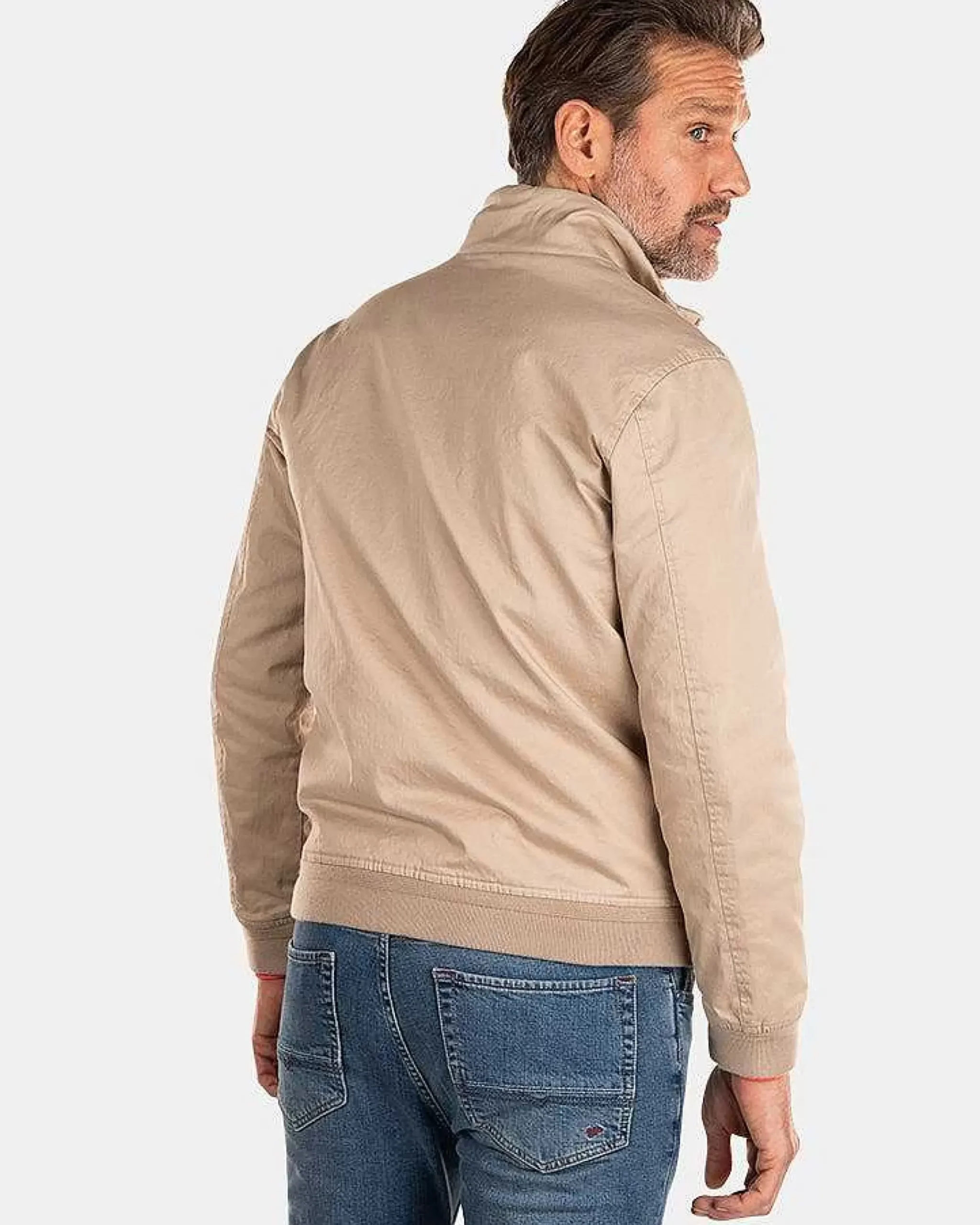 NZA New Zealand Auckland Jassen|Beige Bomberjack-Shimmering Sand