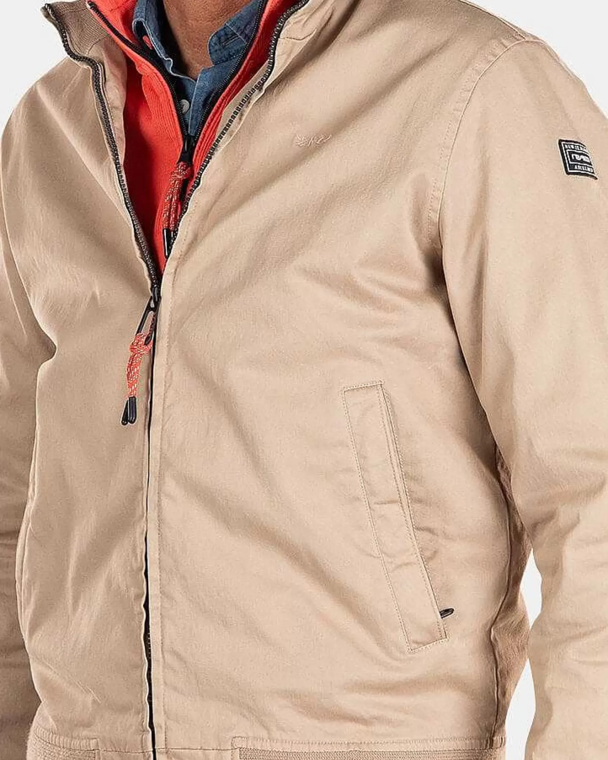 NZA New Zealand Auckland Jassen|Beige Bomberjack-Shimmering Sand