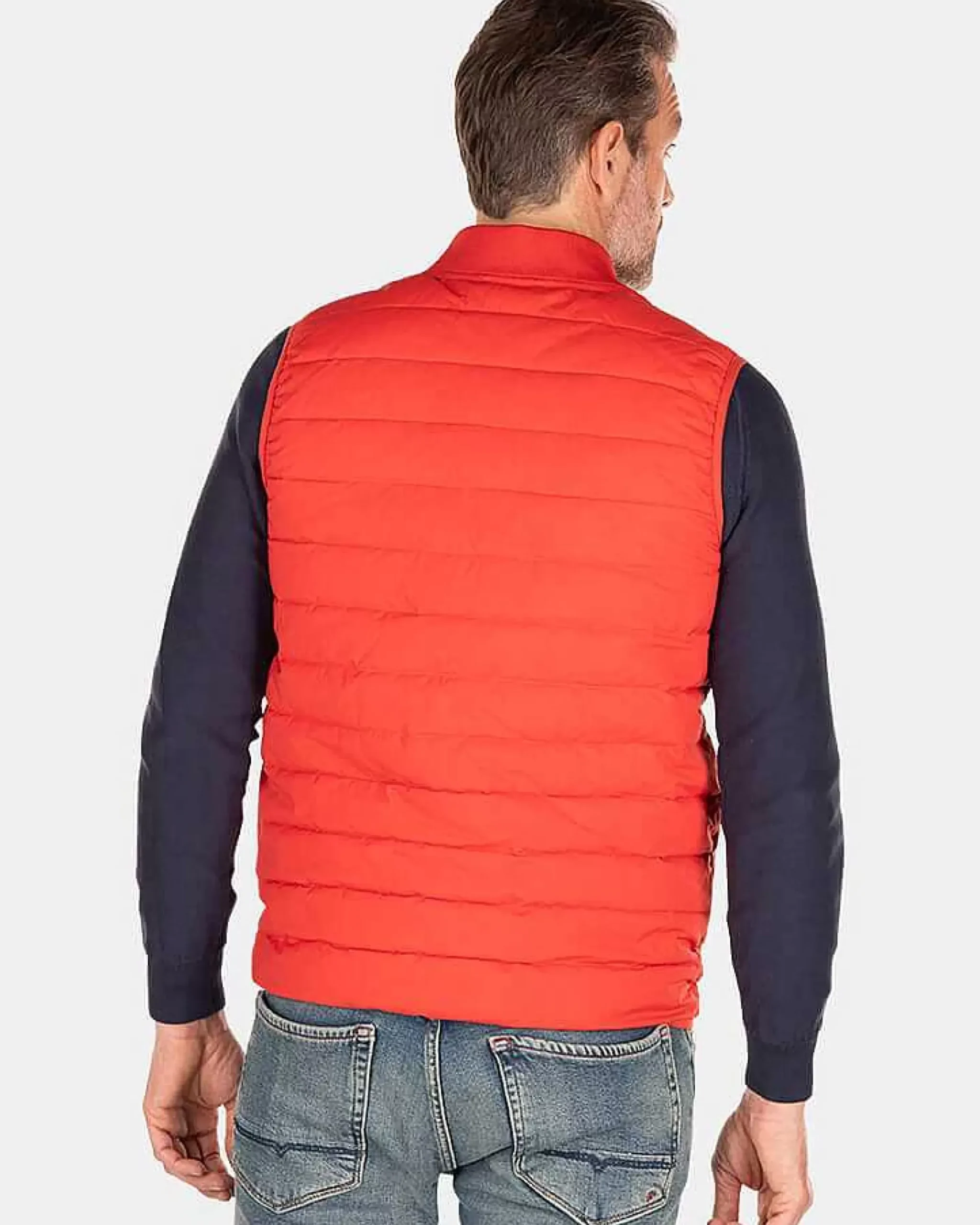 NZA New Zealand Auckland Jassen|Effen Bodywarmer-Jacket Red