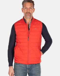 NZA New Zealand Auckland Jassen|Effen Bodywarmer-Jacket Red