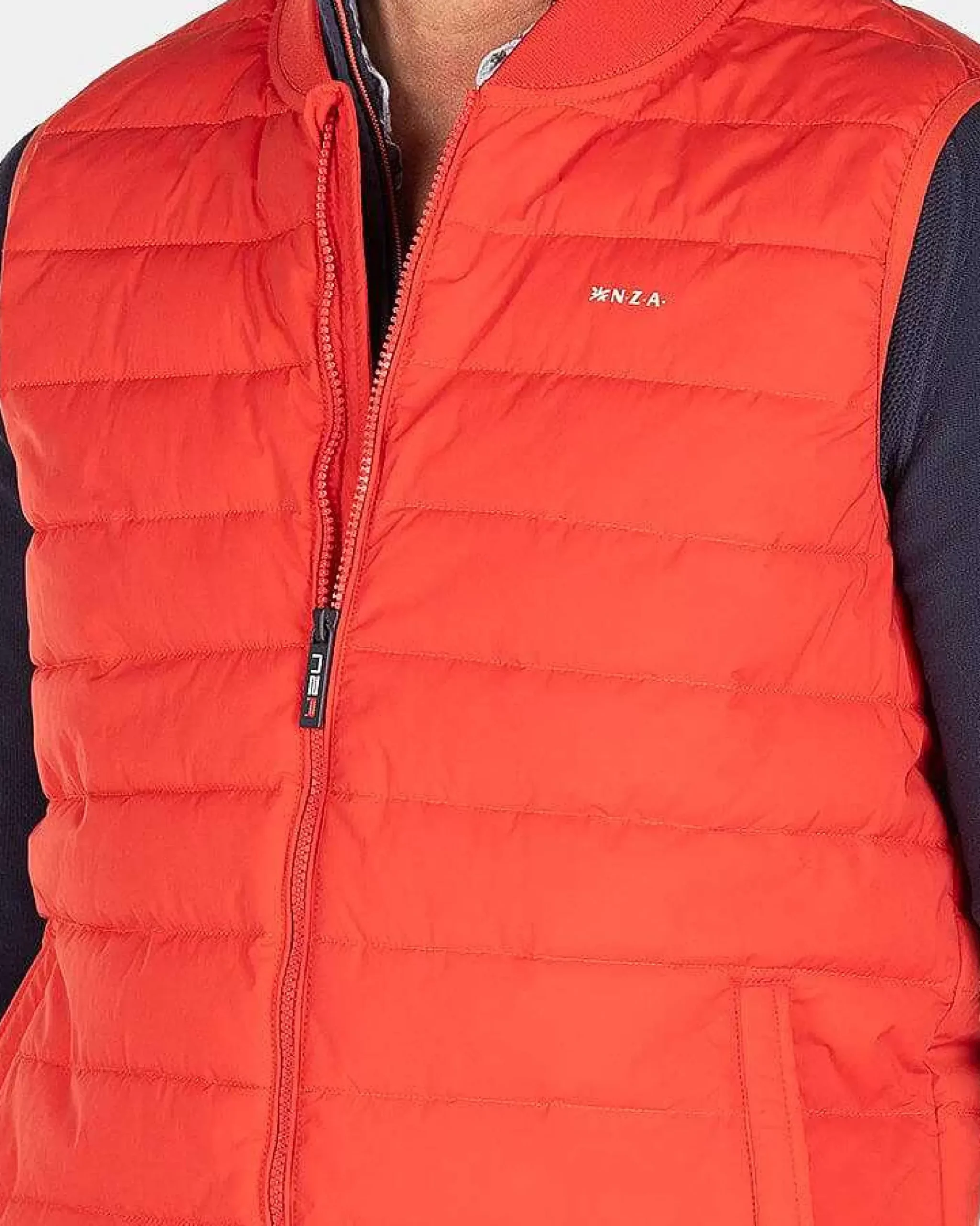 NZA New Zealand Auckland Jassen|Effen Bodywarmer-Jacket Red