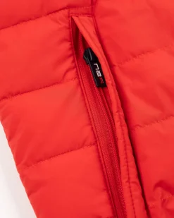 NZA New Zealand Auckland Jassen|Effen Bodywarmer-Jacket Red