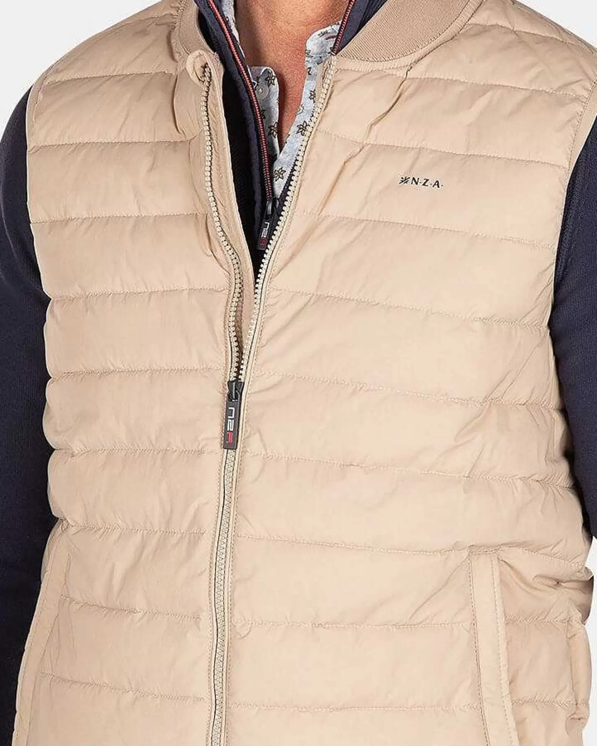 NZA New Zealand Auckland Jassen|Effen Bodywarmer-Shimmering Sand