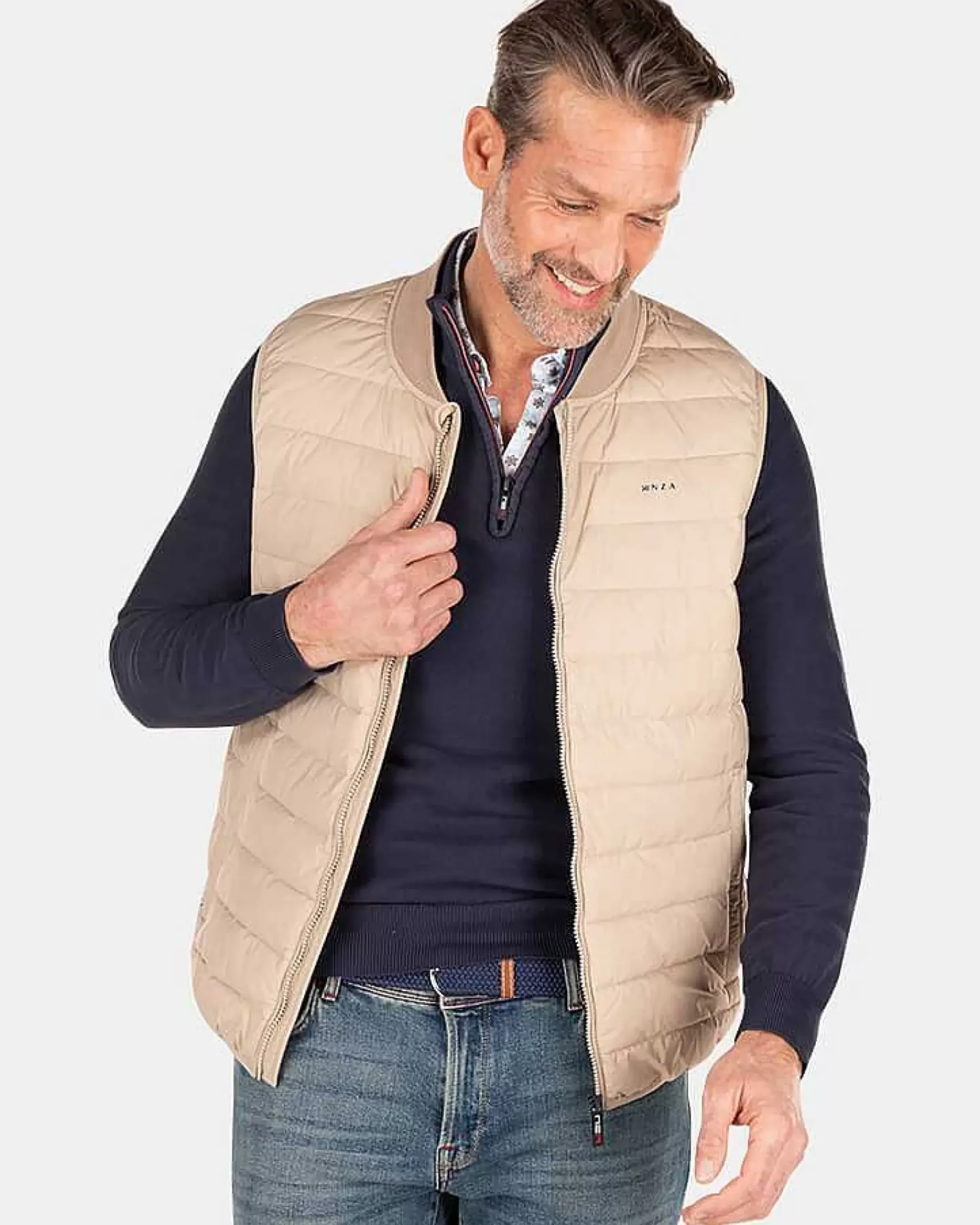 NZA New Zealand Auckland Jassen|Effen Bodywarmer-Shimmering Sand