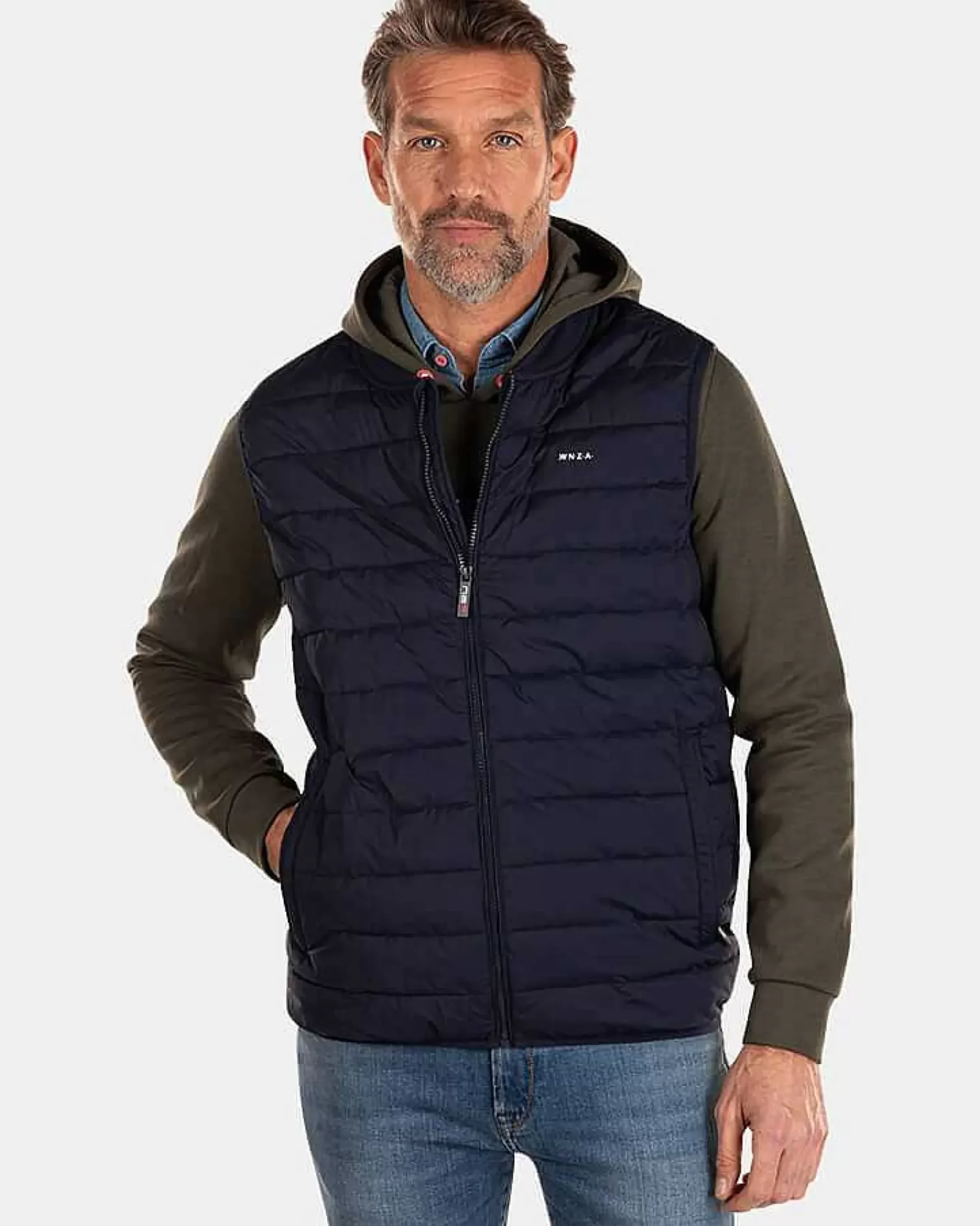 NZA New Zealand Auckland Jassen|Effen Bodywarmer-Traditional Navy