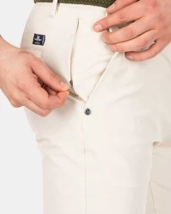 NZA New Zealand Auckland Broeken|Effen Chino Met Stretch-Cream