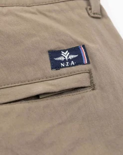 NZA New Zealand Auckland Broeken|Effen Chino Met Stretch-Misty Army