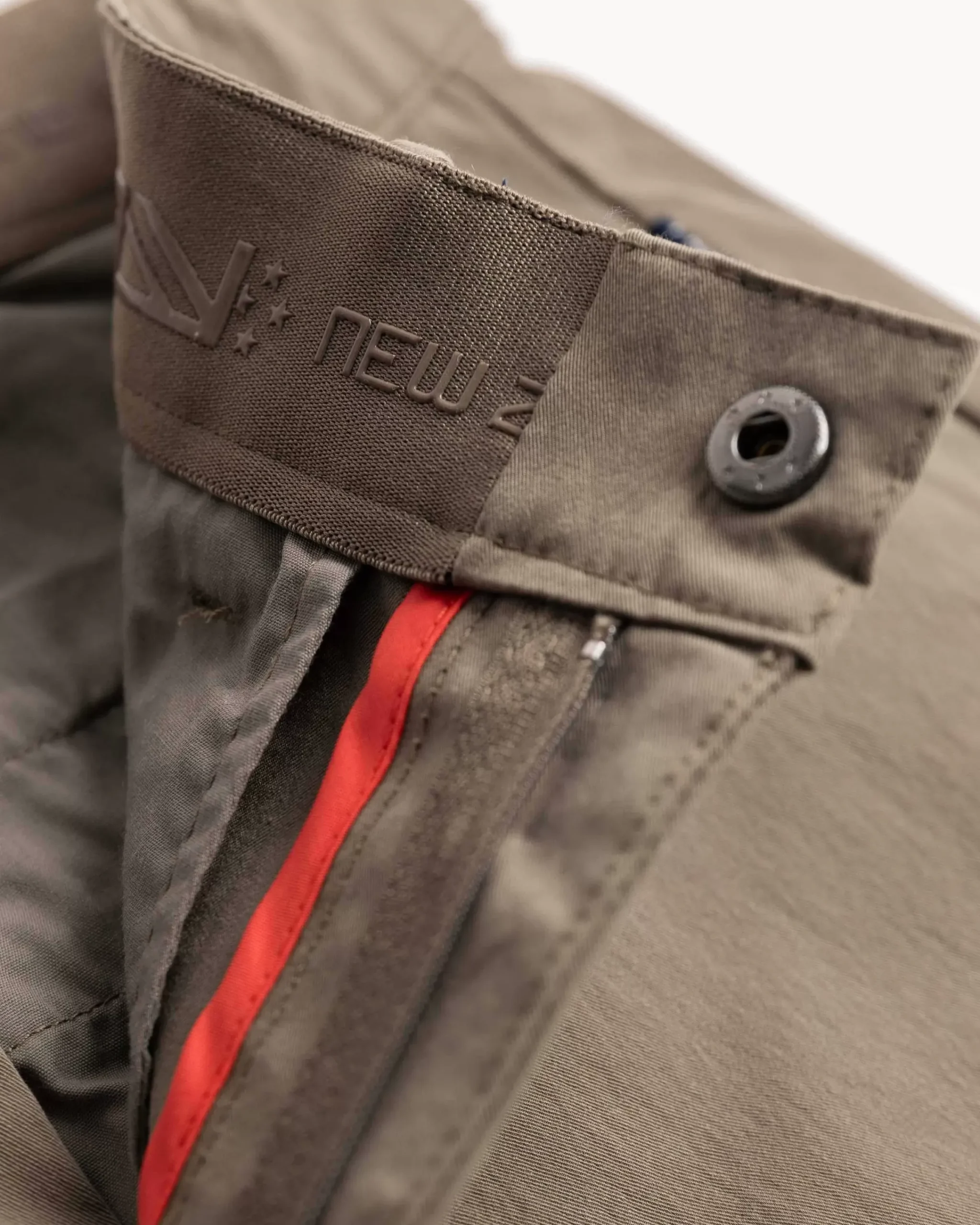 NZA New Zealand Auckland Broeken|Effen Chino Met Stretch-Misty Army