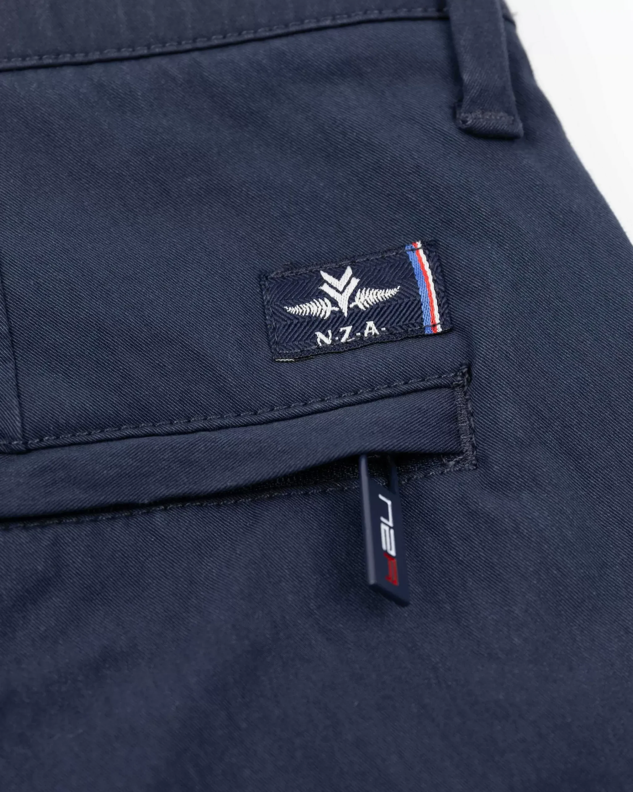 NZA New Zealand Auckland Broeken|Effen Chino Met Stretch-Traditional Navy