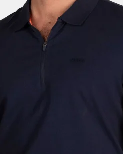 NZA New Zealand Auckland Polo-Shirts|Effen Katoenen Polo-Traditional Navy