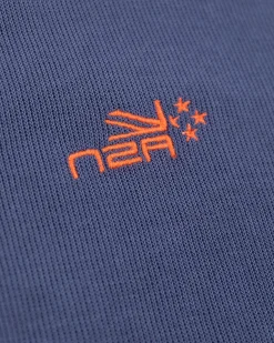 NZA New Zealand Auckland Truien|Effen Katoenen Trui Met Rits-Dusk Navy