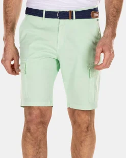 NZA New Zealand Auckland Broeken|Effen Korte Broek-Teal Green