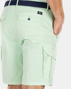 NZA New Zealand Auckland Broeken|Effen Korte Broek-Teal Green