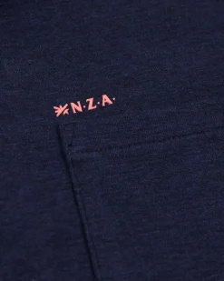 NZA New Zealand Auckland Overhemden|Effen Overhemd Met Lange Mouwen-Traditional Navy