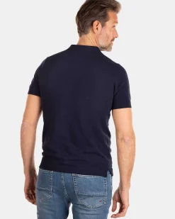 NZA New Zealand Auckland Polo-Shirts|Effen Polo Met Korte Mouw-Traditional Navy