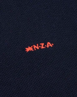 NZA New Zealand Auckland Polo-Shirts|Effen Polo Met Korte Mouw-Traditional Navy