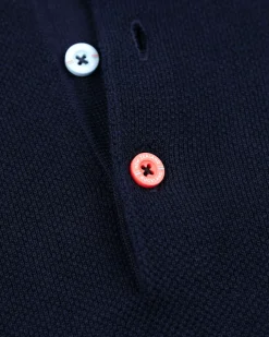 NZA New Zealand Auckland Polo-Shirts|Effen Polo Met Korte Mouw-Traditional Navy