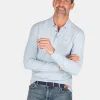 NZA New Zealand Auckland Polo-Shirts|Effen Polo Met Lange Mouw-Universal Blue