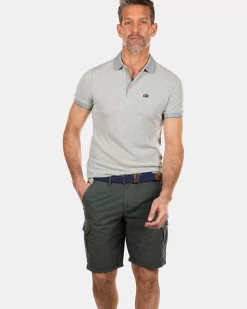 NZA New Zealand Auckland Polo-Shirts|Effen Polo Van Duurzaam Materiaal-Mellow Army