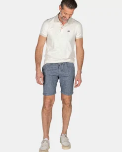 NZA New Zealand Auckland Polo-Shirts|Effen Polo Van Duurzaam Materiaal-Cream Melange