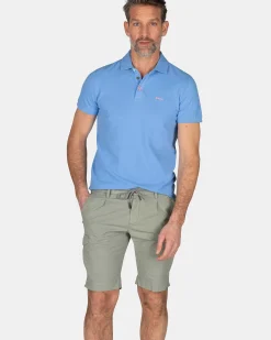NZA New Zealand Auckland Polo-Shirts|Effen Polo Van Katoen-Bed Blue