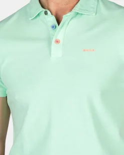 NZA New Zealand Auckland Polo-Shirts|Effen Polo Van Katoen-Teal Green