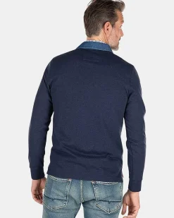 NZA New Zealand Auckland Polo-Shirts|Effen Rugby Shirt-Traditional Navy