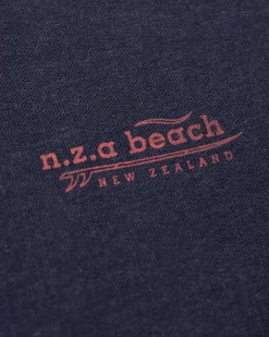 NZA New Zealand Auckland Sweats|Effen Sweater Met Ronde Hals-Traditional Navy