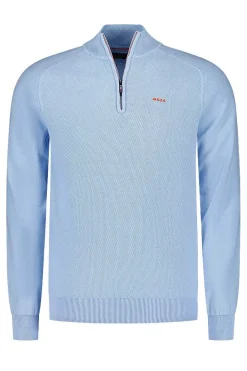 NZA New Zealand Auckland Truien|Effen Trui Met Rits-Universal Blue