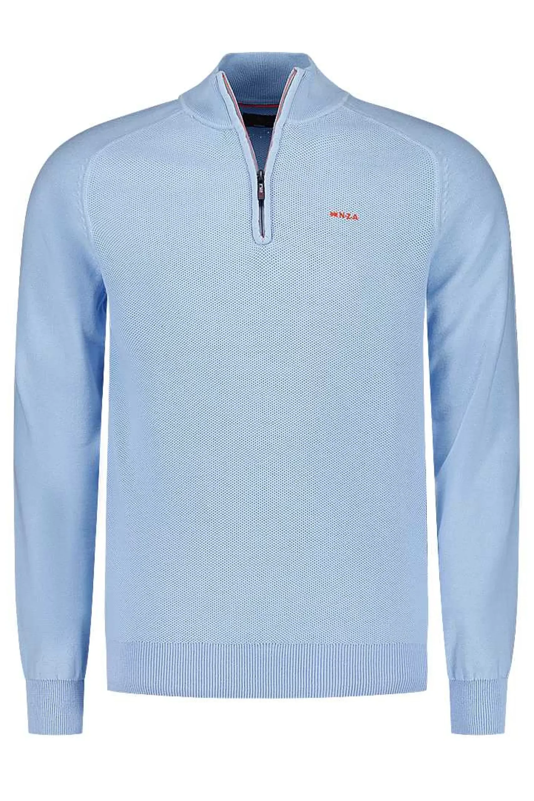 NZA New Zealand Auckland Truien|Effen Trui Met Rits-Universal Blue
