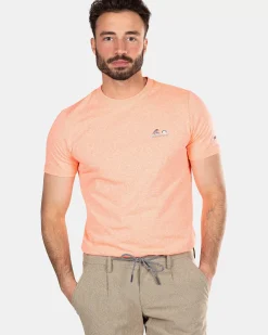 NZA New Zealand Auckland T-Shirts|Effen T-Shirt Van Katoen-Fury Pink