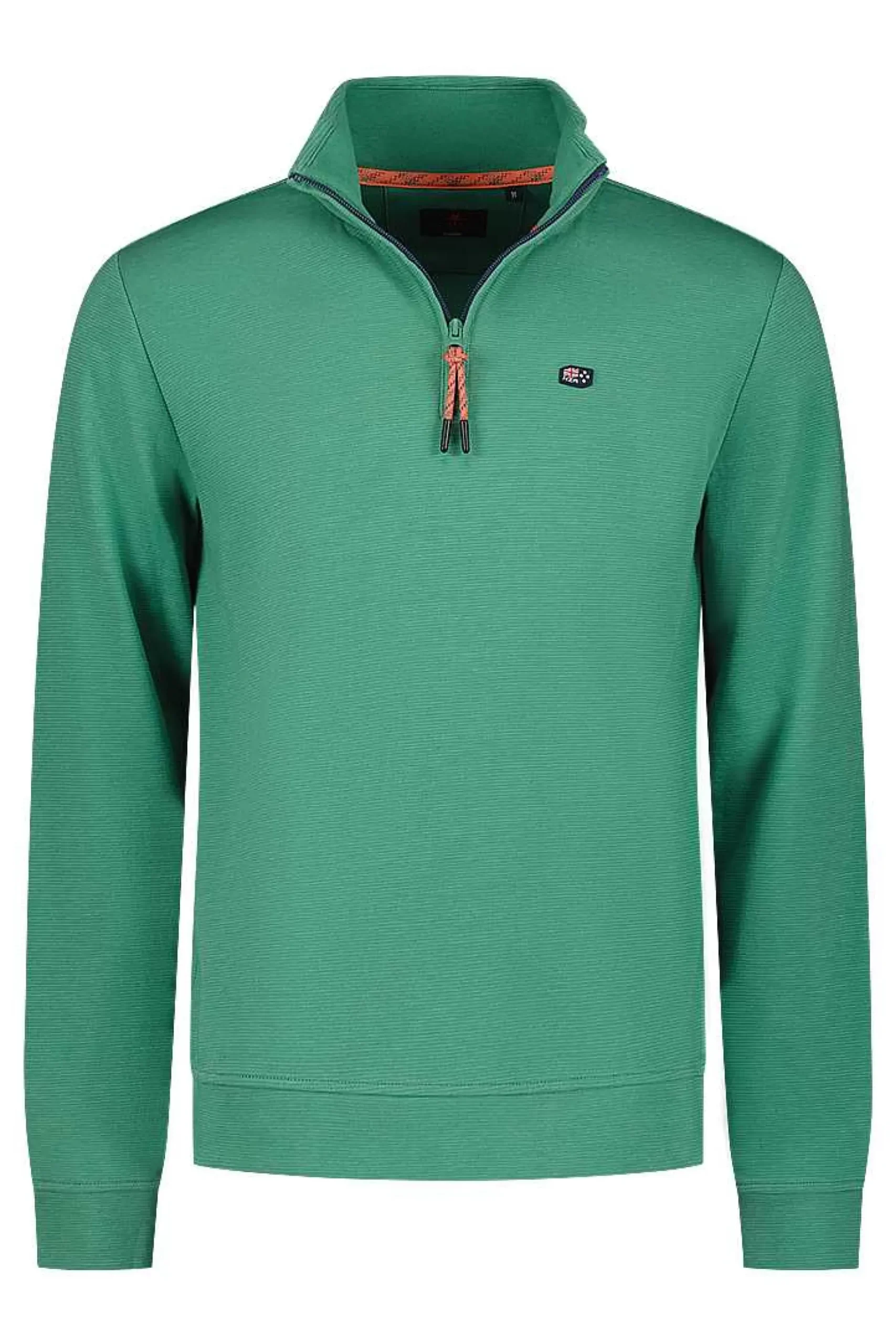 NZA New Zealand Auckland Truien|Fleece Sweater Met Rits-Amazon Green