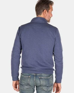 NZA New Zealand Auckland Truien|Fleece Sweater Met Rits-Dusk Navy