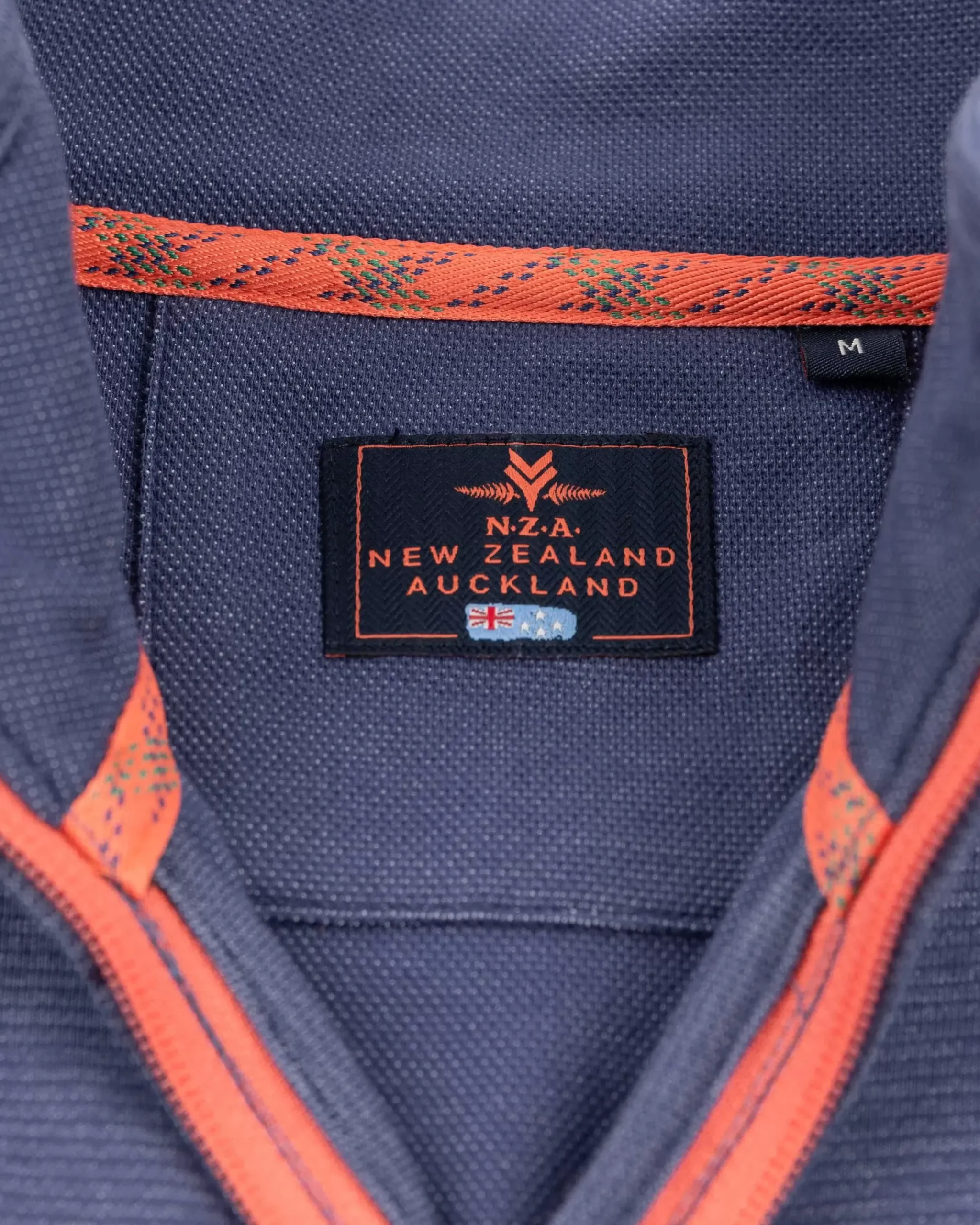 NZA New Zealand Auckland Truien|Fleece Sweater Met Rits-Dusk Navy