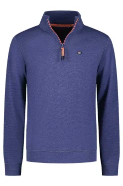 NZA New Zealand Auckland Truien|Fleece Sweater Met Rits-Dusk Navy