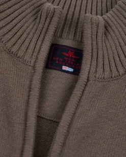 NZA New Zealand Auckland Truien|Gebreid Vest Met Rits-Misty Army