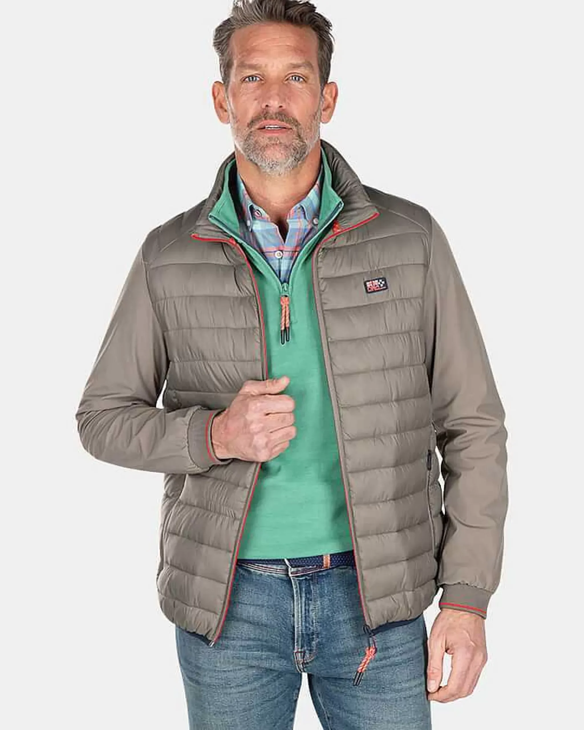 NZA New Zealand Auckland Jassen|Gewatteerde Jas Met Softshell-Misty Army