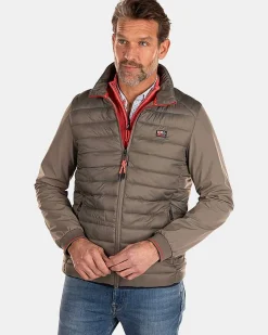 NZA New Zealand Auckland Jassen|Gewatteerde Jas Met Softshell-Misty Army