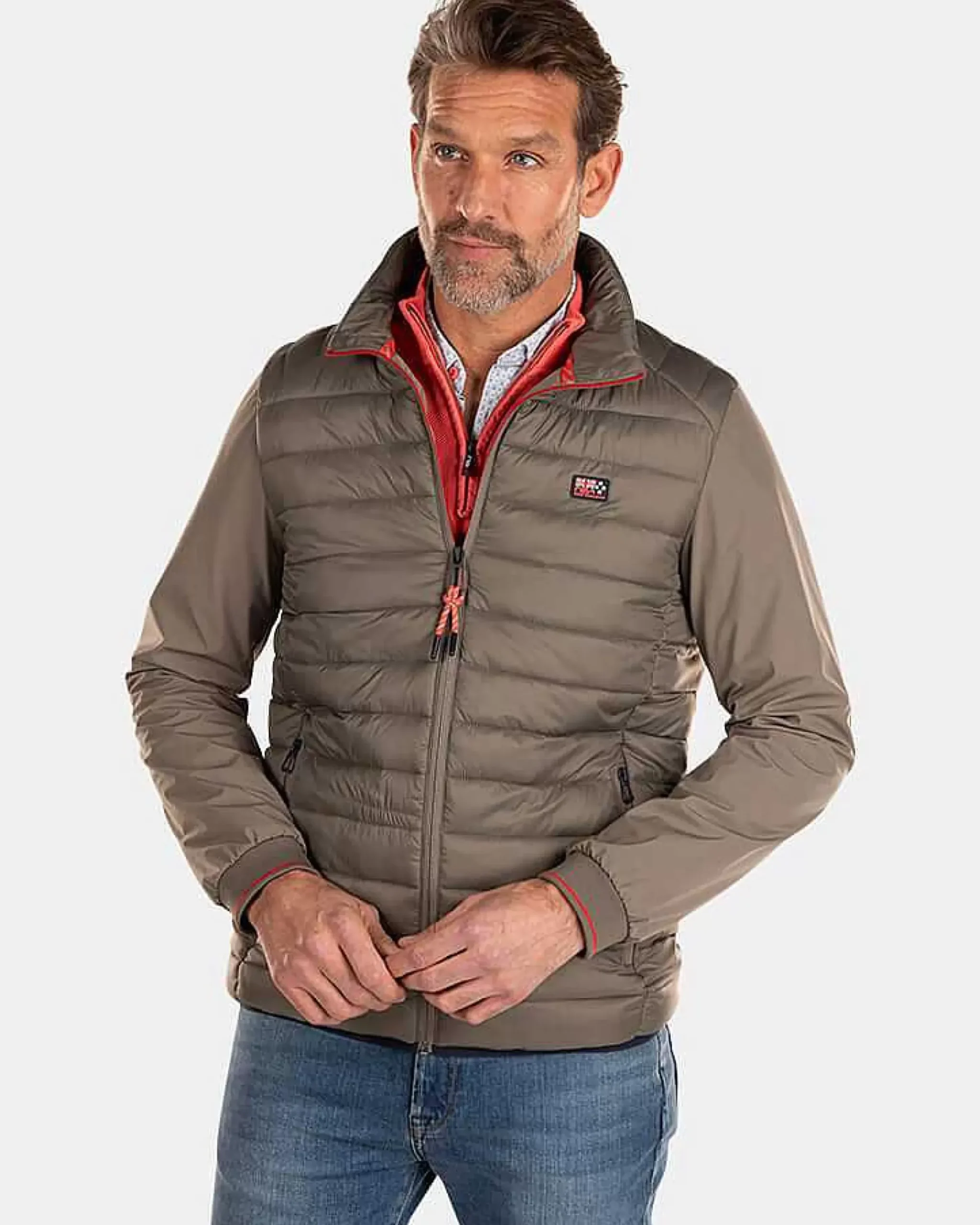 NZA New Zealand Auckland Jassen|Gewatteerde Jas Met Softshell-Misty Army