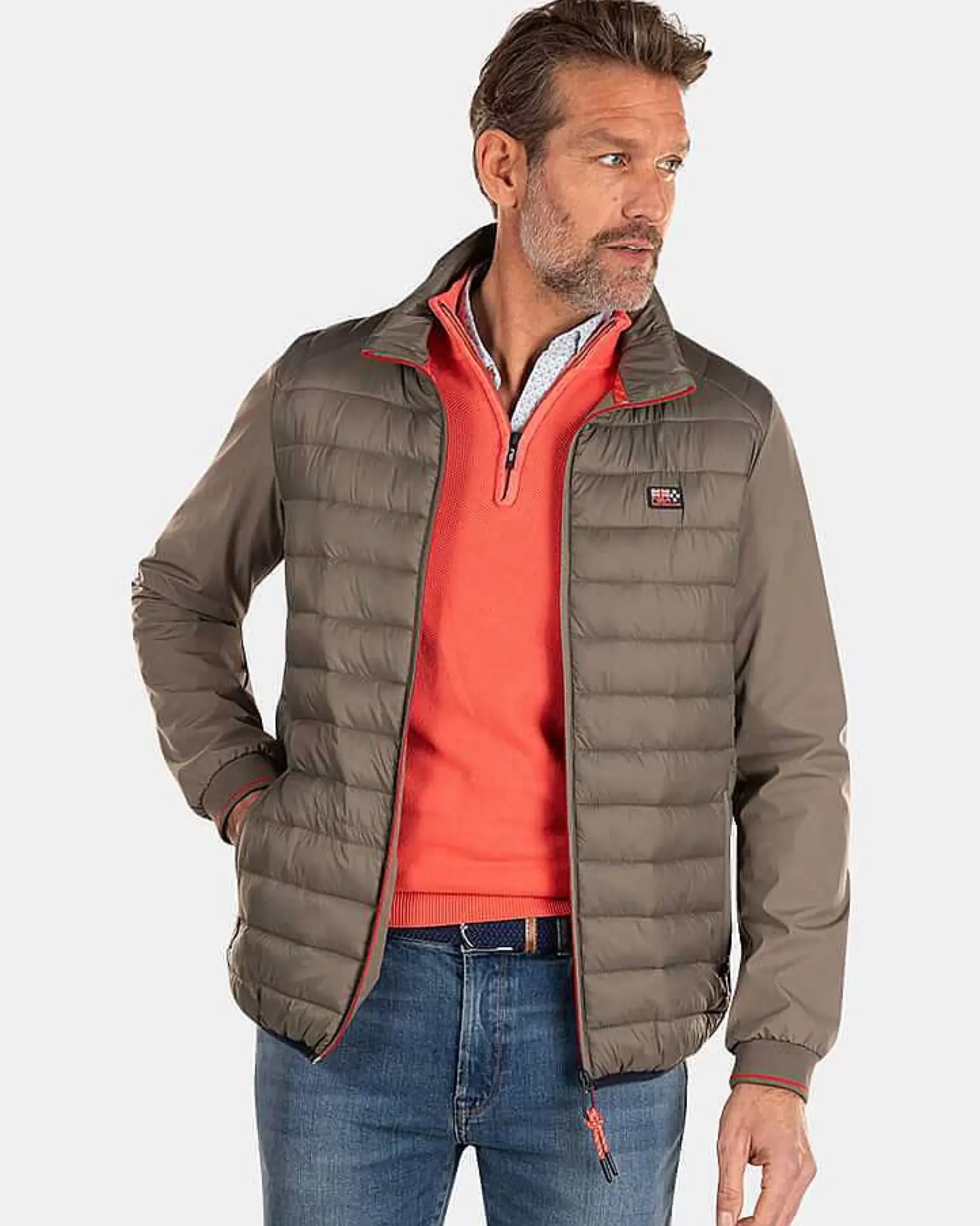 NZA New Zealand Auckland Jassen|Gewatteerde Jas Met Softshell-Misty Army