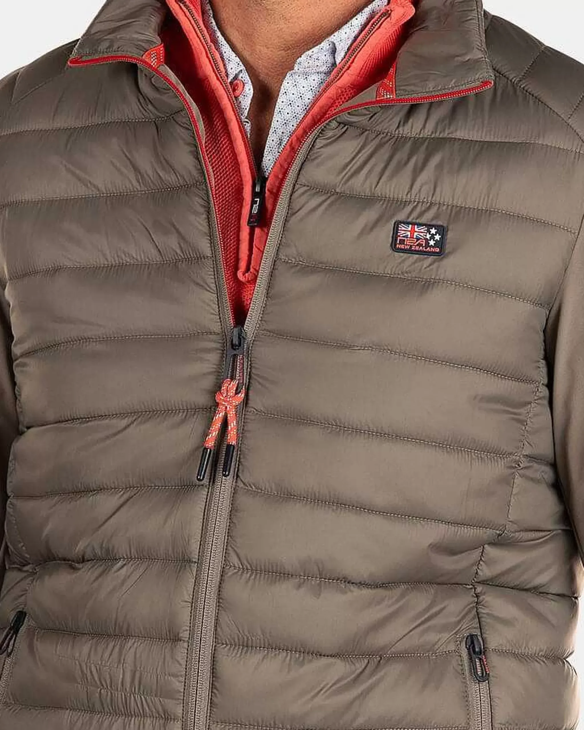 NZA New Zealand Auckland Jassen|Gewatteerde Jas Met Softshell-Misty Army