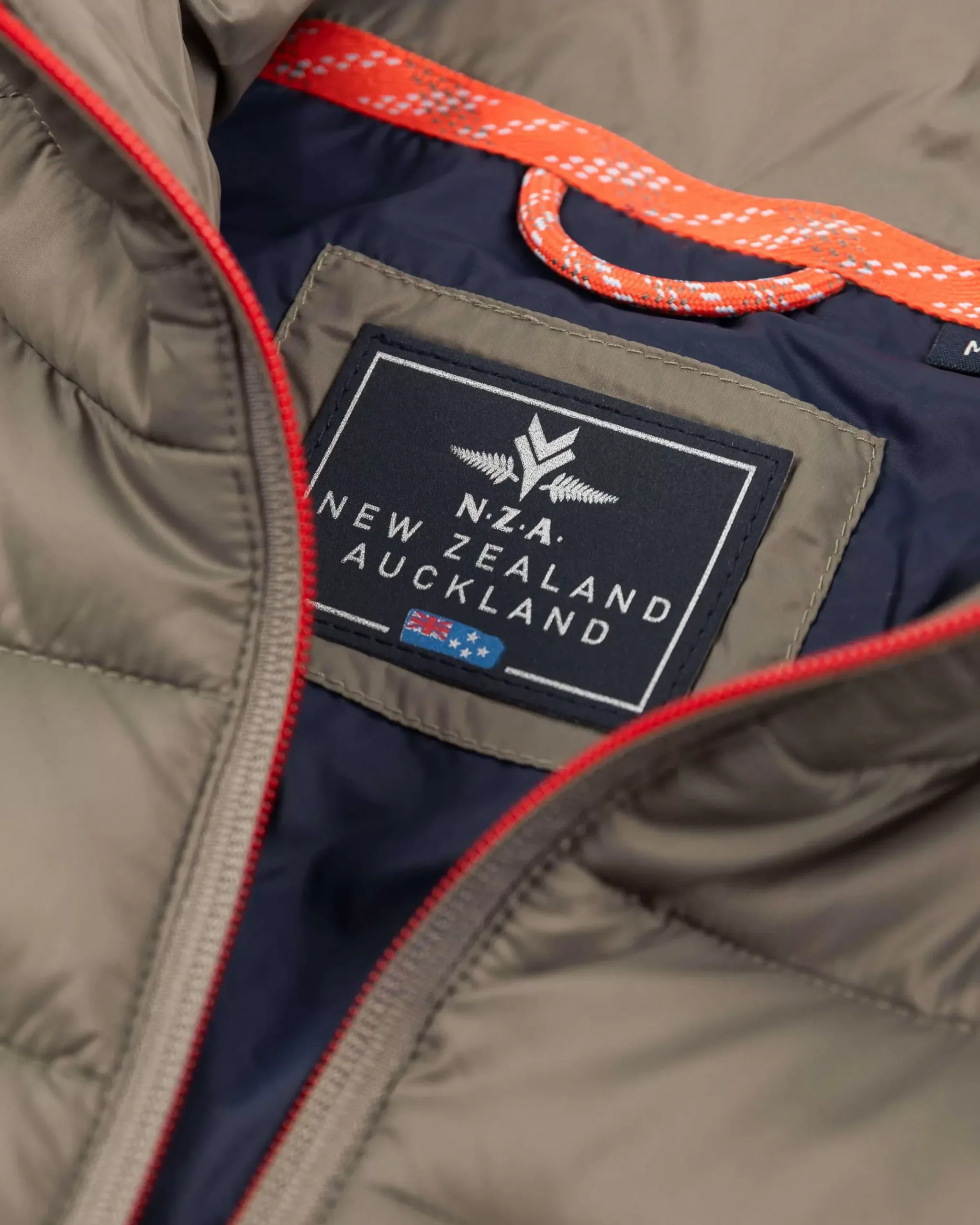 NZA New Zealand Auckland Jassen|Gewatteerde Jas Met Softshell-Misty Army