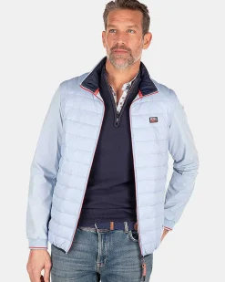 NZA New Zealand Auckland Jassen|Gewatteerde Jas Met Softshell-Universal Blue