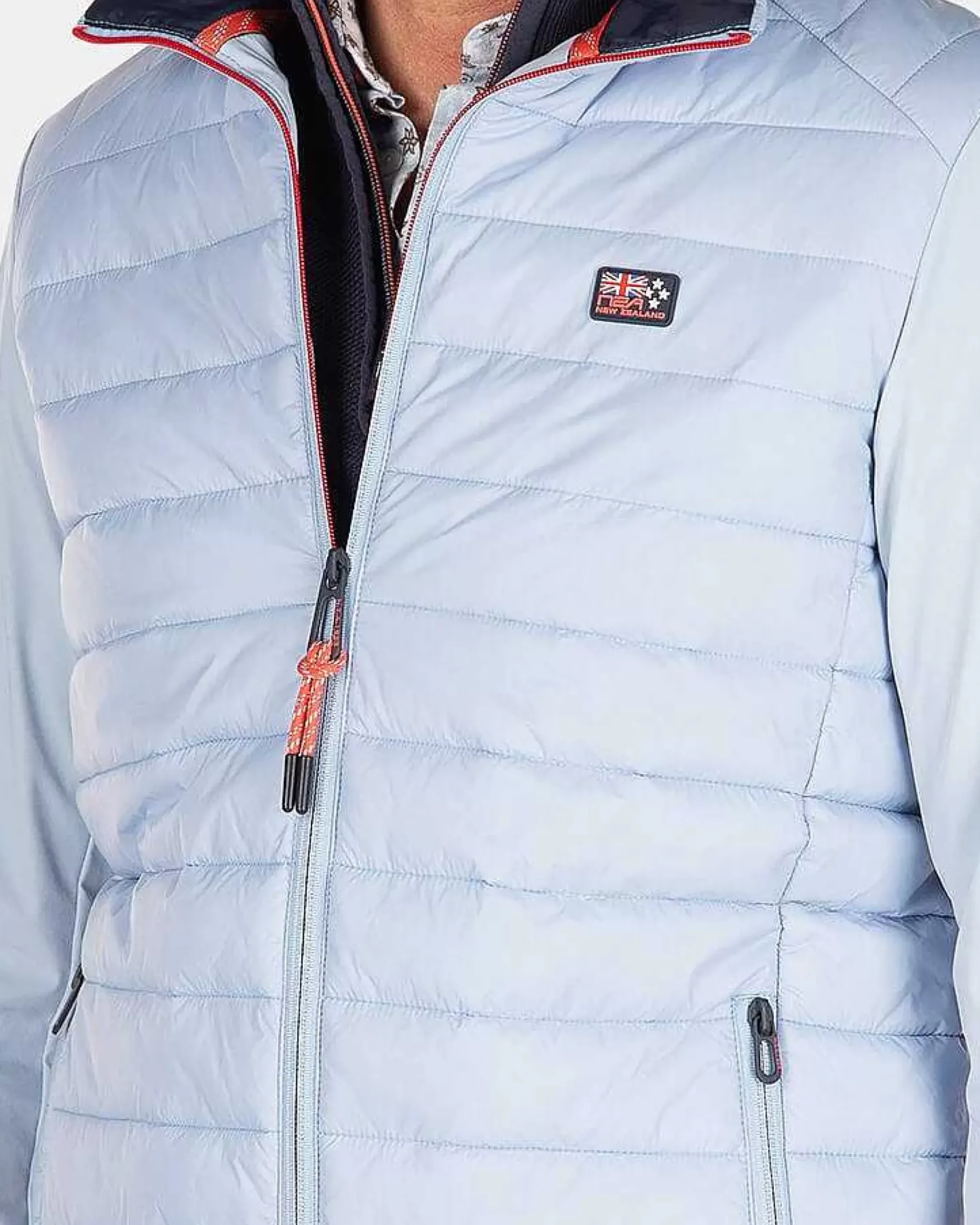 NZA New Zealand Auckland Jassen|Gewatteerde Jas Met Softshell-Universal Blue