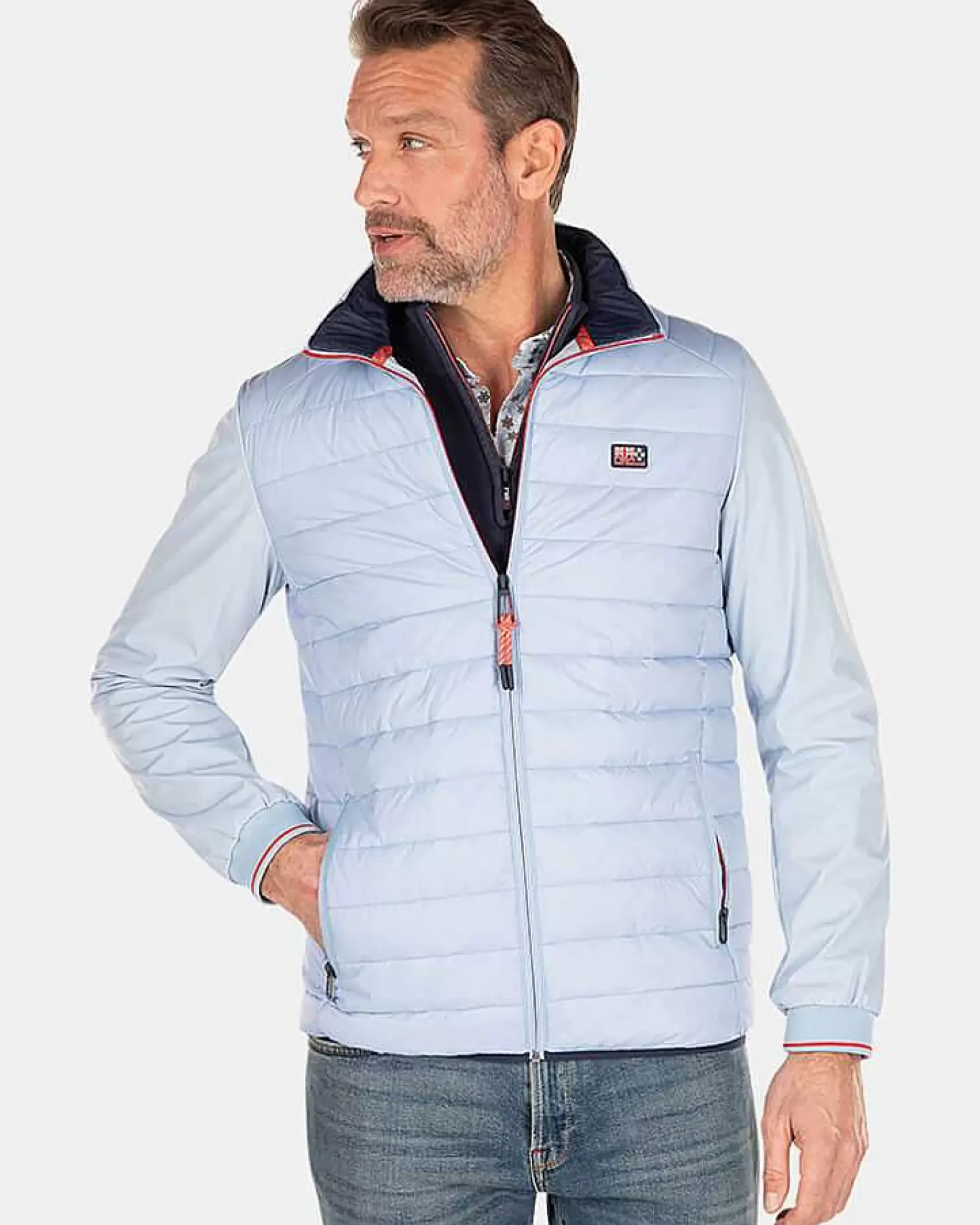 NZA New Zealand Auckland Jassen|Gewatteerde Jas Met Softshell-Universal Blue