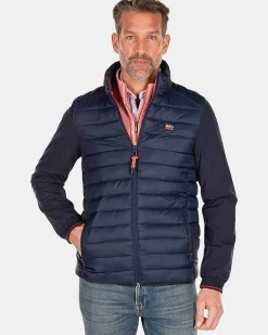 NZA New Zealand Auckland Jassen|Gewatteerde Jas Met Softshell-Traditional Navy