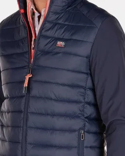 NZA New Zealand Auckland Jassen|Gewatteerde Jas Met Softshell-Traditional Navy
