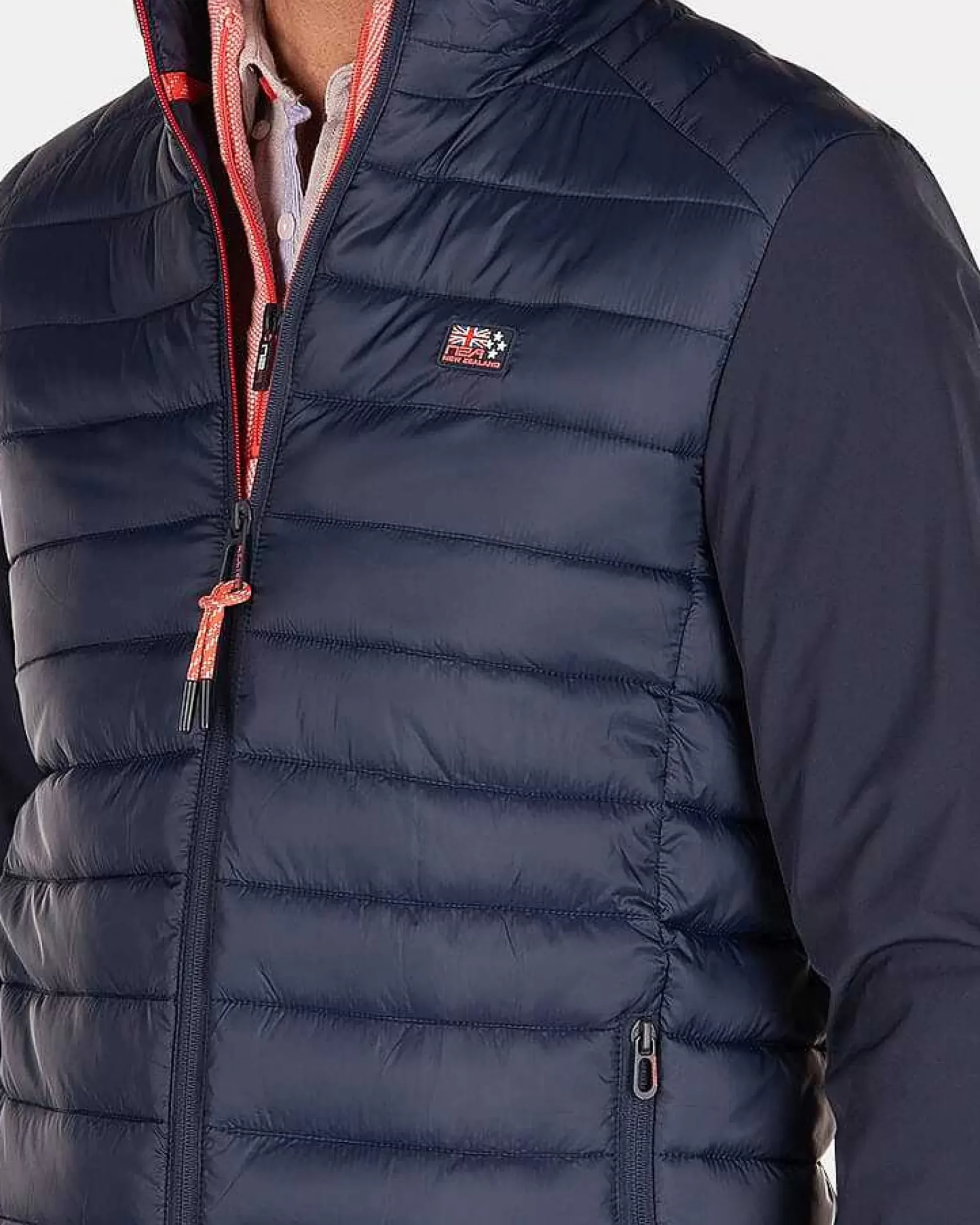 NZA New Zealand Auckland Jassen|Gewatteerde Jas Met Softshell-Traditional Navy